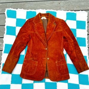 Ms lee vintage 70s suede jacket